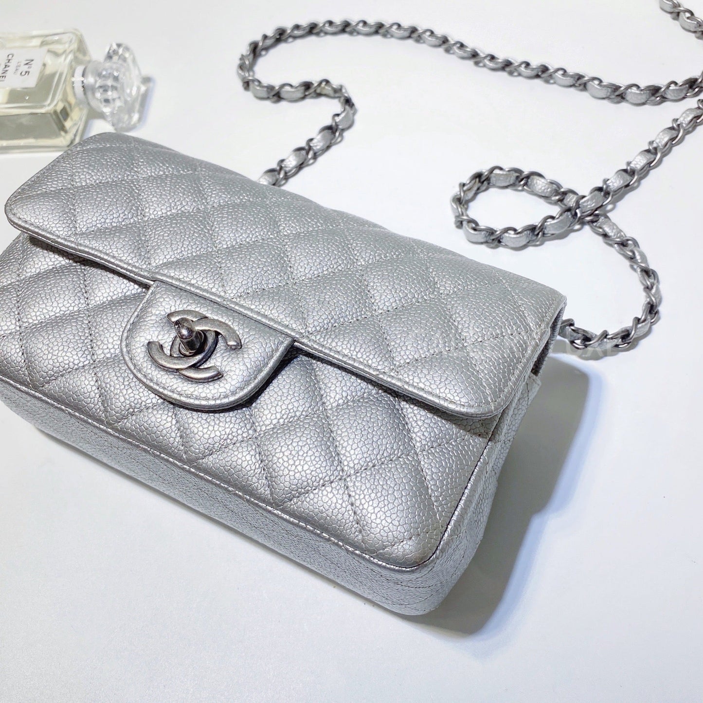 No.3024-Chanel Caviar Classic Flap Mini 20cm