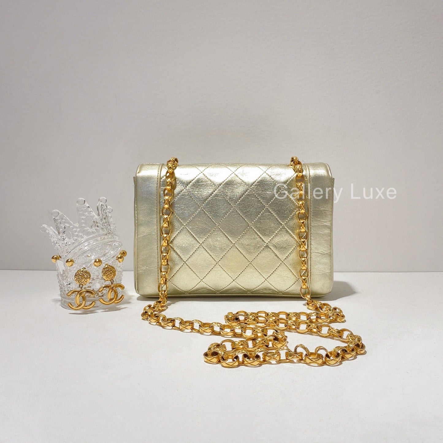 No.2178-Chanel Vintage Lambskin Chain Bag