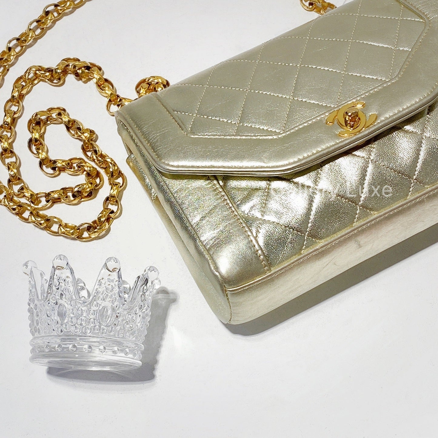 No.2178-Chanel Vintage Lambskin Chain Bag