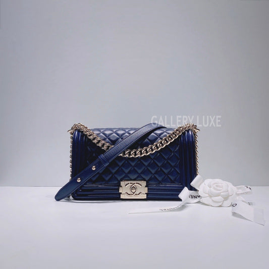 No.3461-Chanel Lambskin Boy 25cm