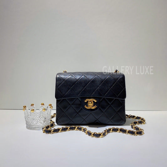 No.3031-Chanel Vintage Lambskin Classic Flap Mini 17cm