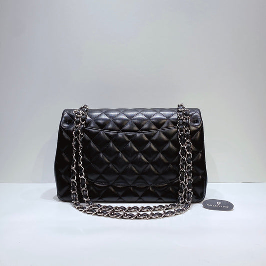 No.3580-Chanel Lambskin Classic Jumbo Double Flap Bag