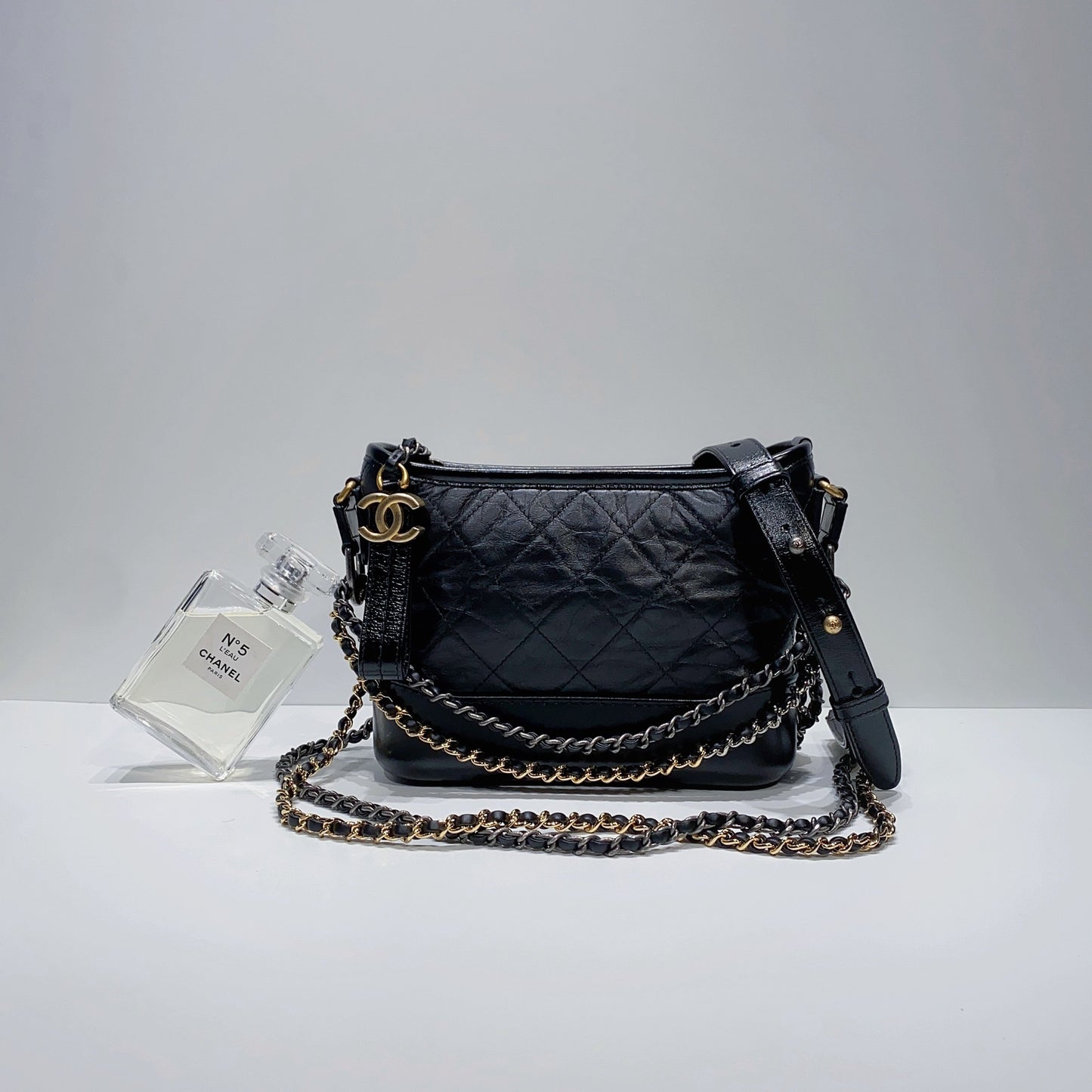 No.3860-Chanel Small Gabrielle Hobo Bag With Charms Limited Edition