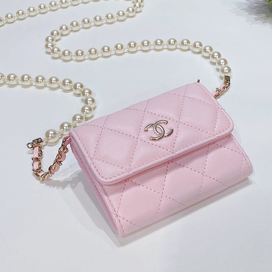 No.3585-Chanel Pearl Mood Clutch With Chain (Brand New / 全新貨品)