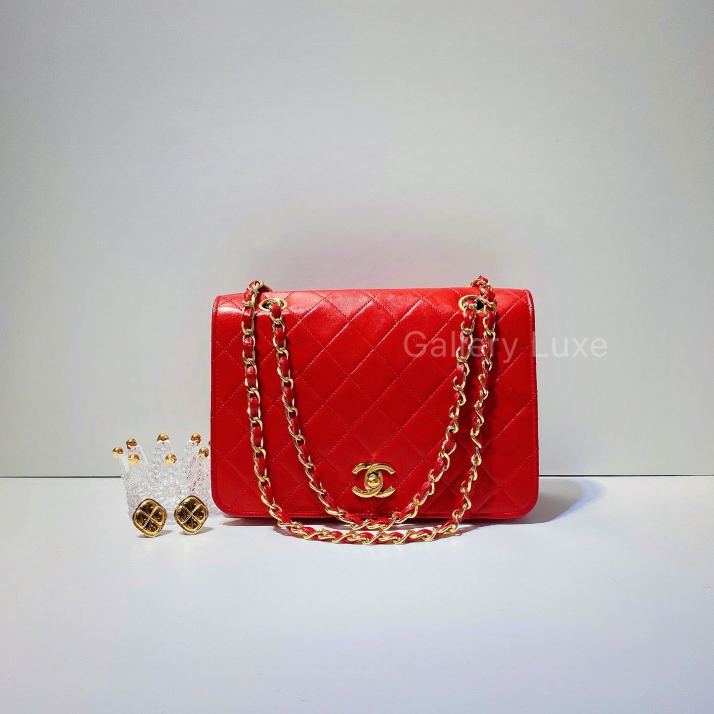 No.2721-Chanel Vintage Lambskin Flap Bag