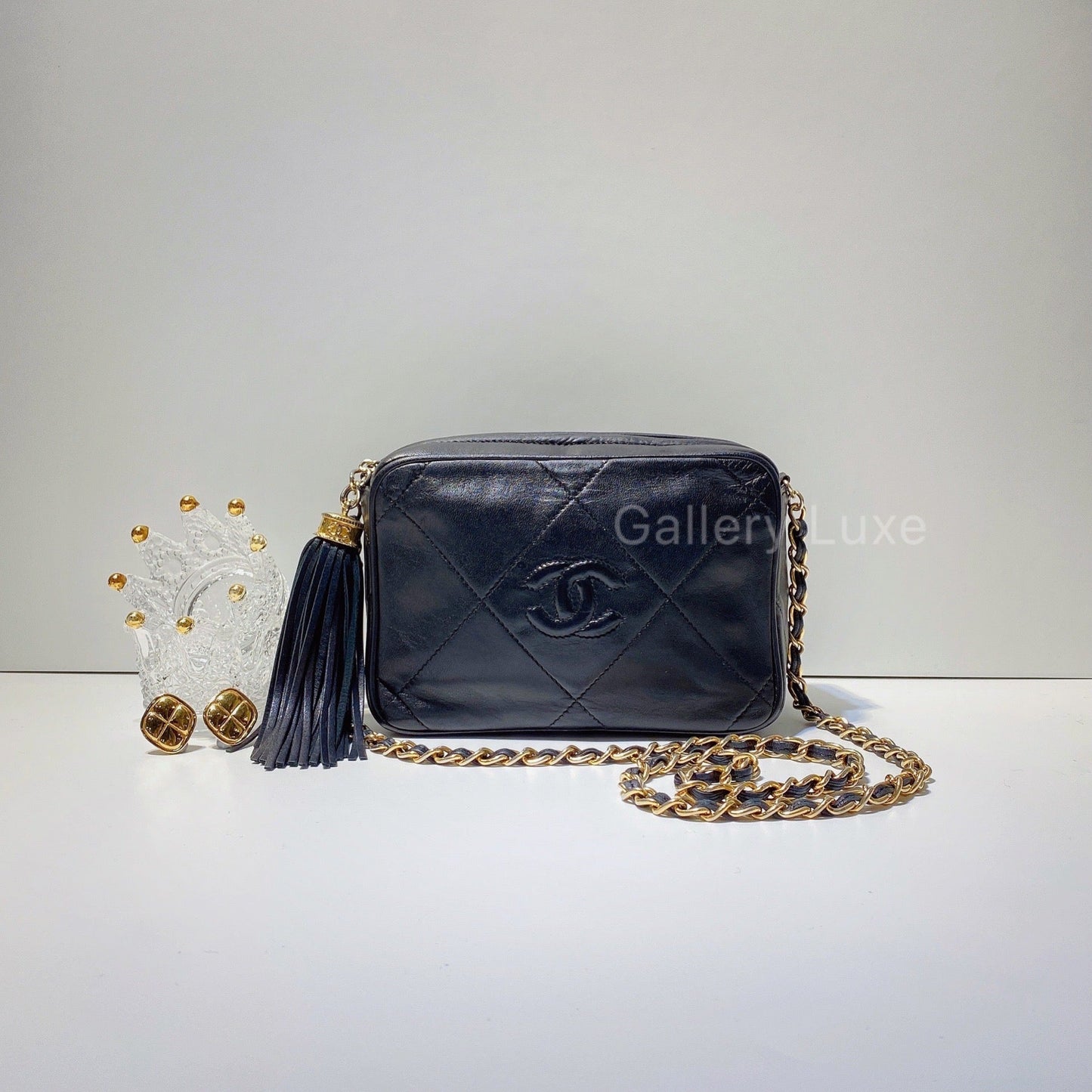 No.2718-Chanel Vintage Lambskin Camera Bag