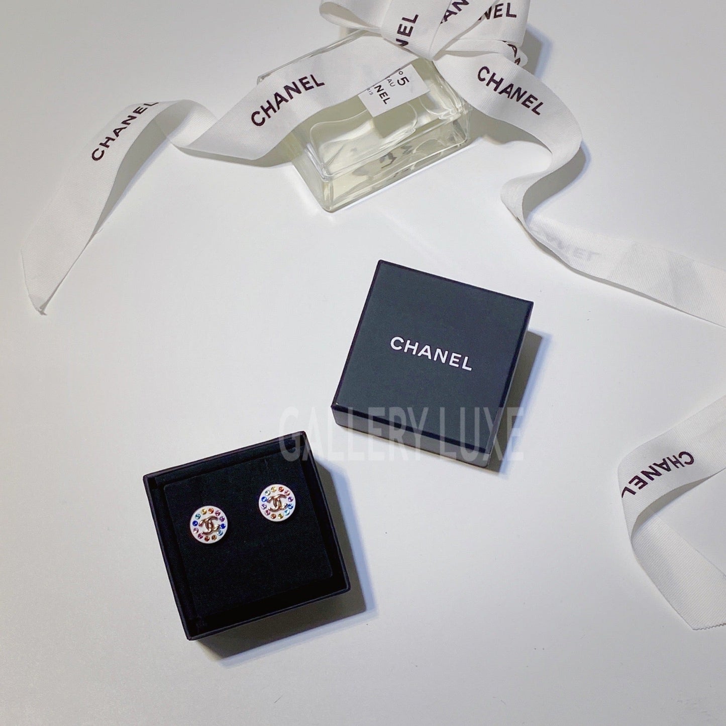 No.3280-Chanel Round Coco Mark Earrings