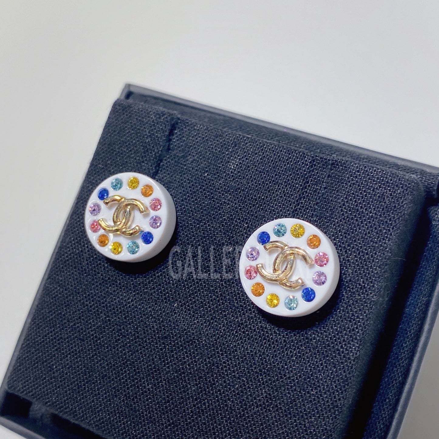 No.3280-Chanel Round Coco Mark Earrings