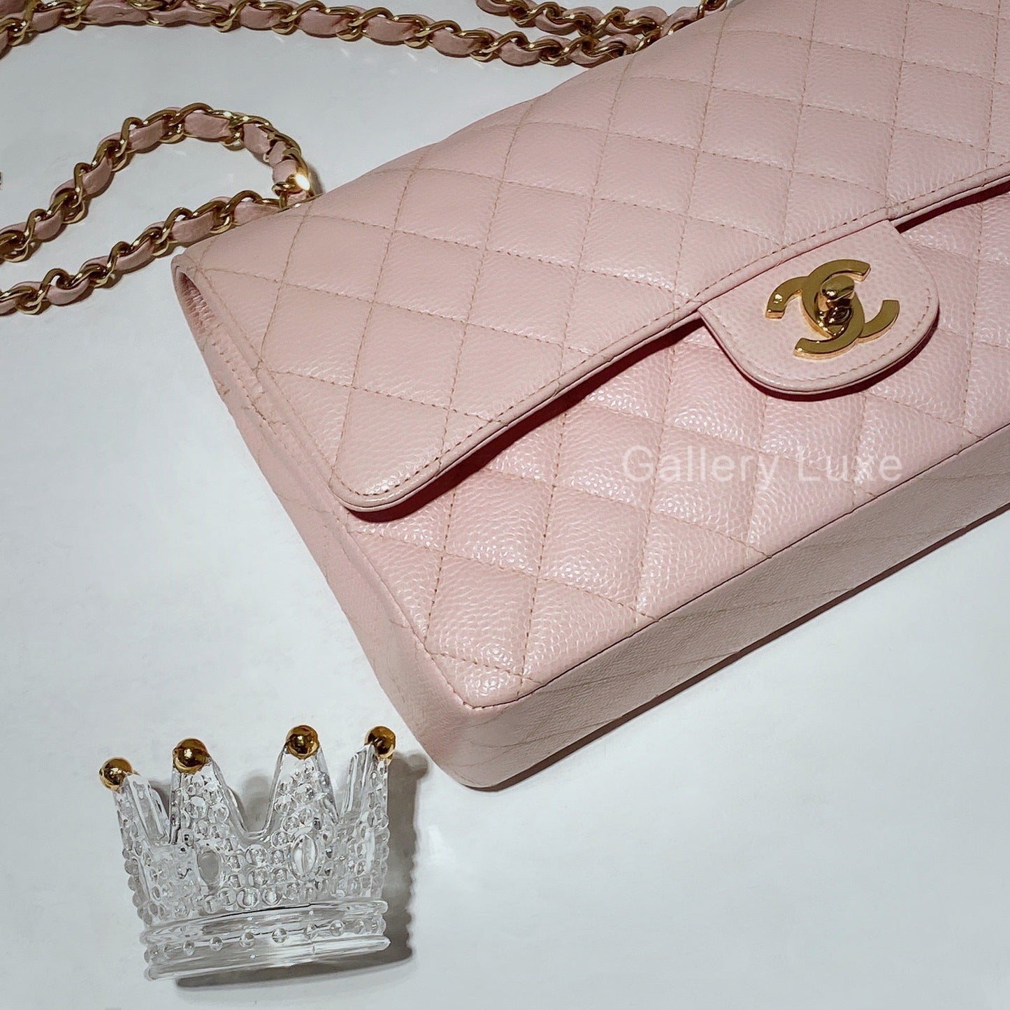 No.2457-Chanel Vintage Caviar Classic Flap Bag 25cm