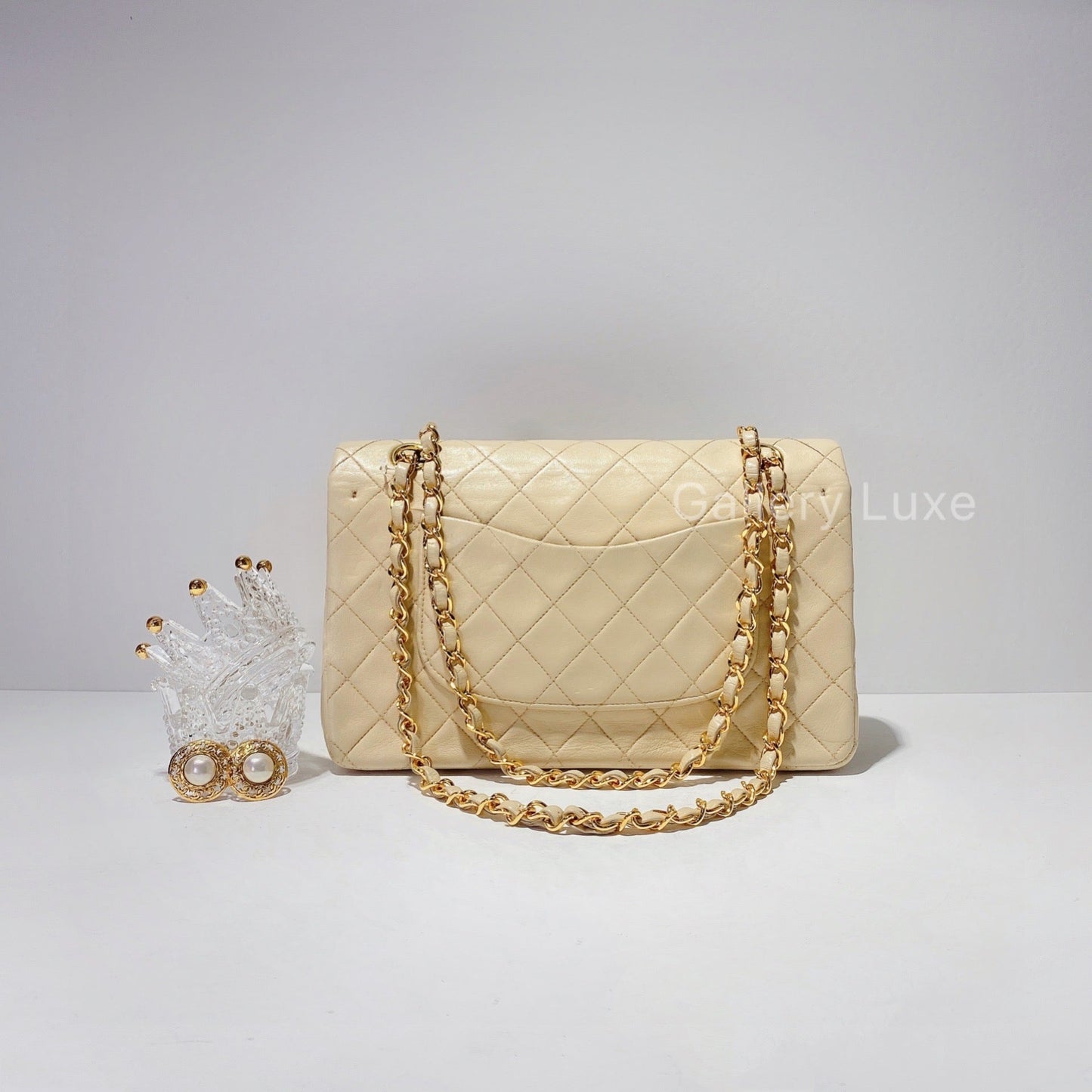 No.2459-Chanel Vintage Lambskin Classic Flap Bag 25cm