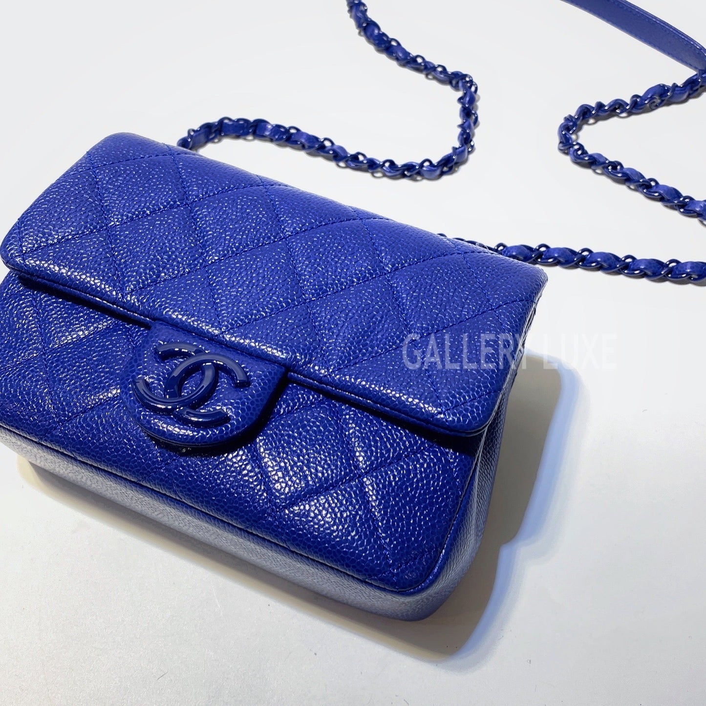 No.3051-Chanel Incognito Caviar Square Mini Flap Bag
