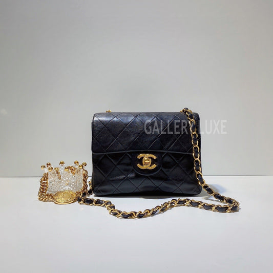 No.3285-Chanel Vintage Lambskin Classic Flap Mini 17cm