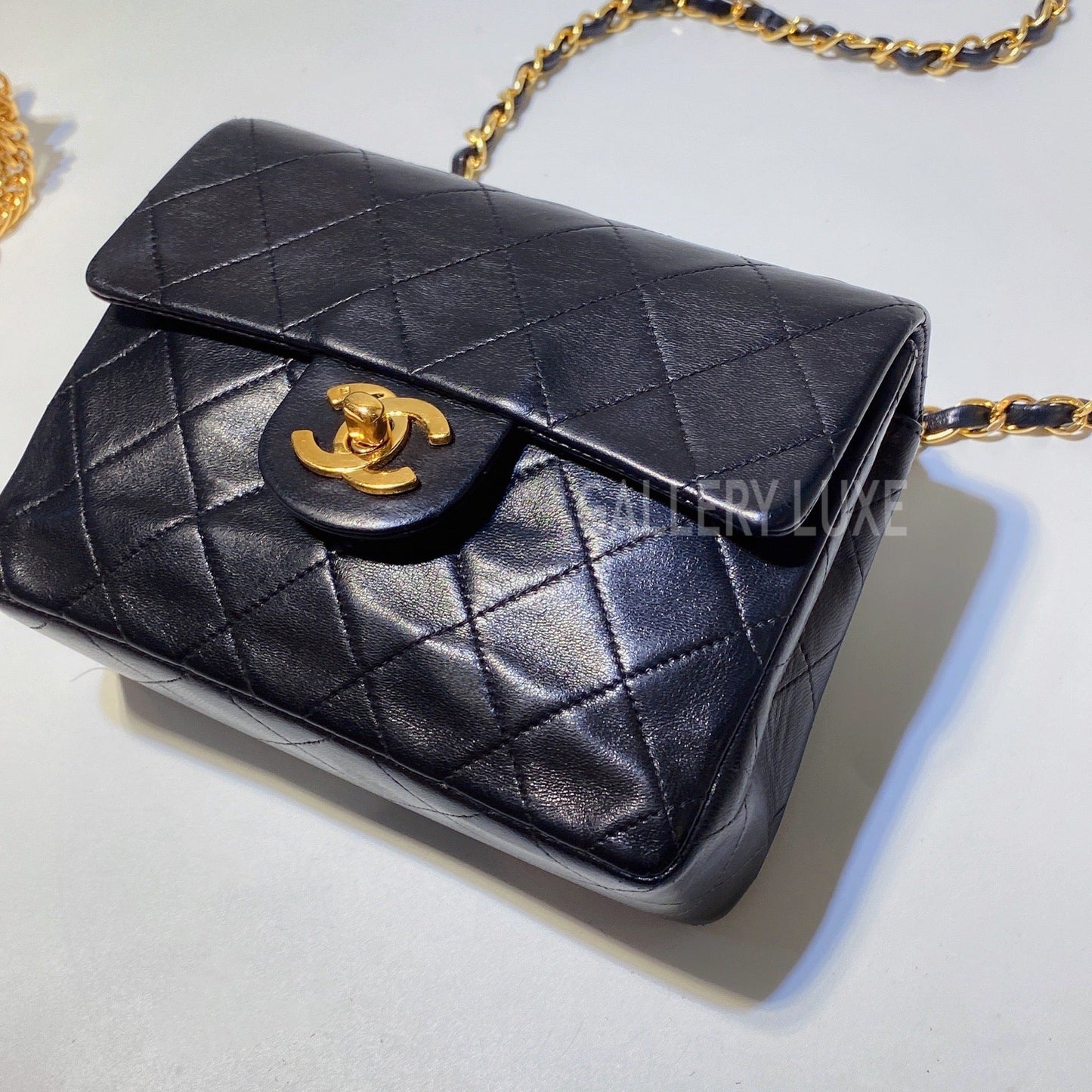 No.3285-Chanel Vintage Lambskin Classic Flap Mini 17cm