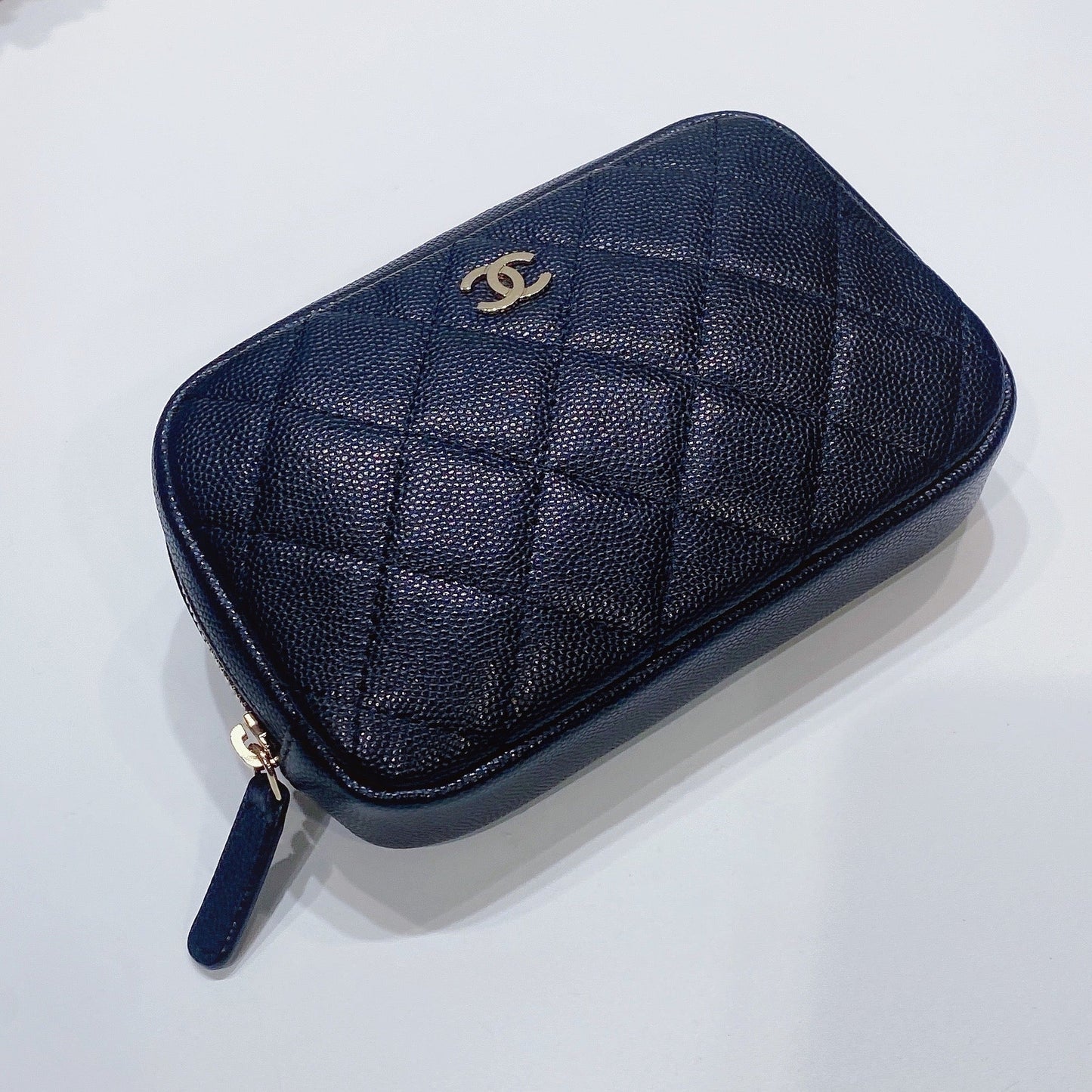 No.3594-Chanel Caviar Coco Beauty Pouch