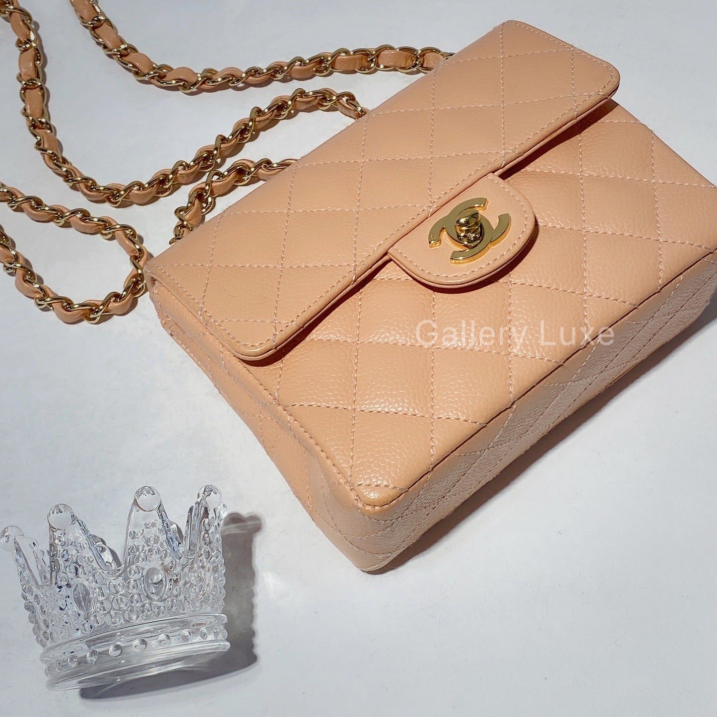 No.2252-Chanel Vintage Caviar CF Mini 17cm