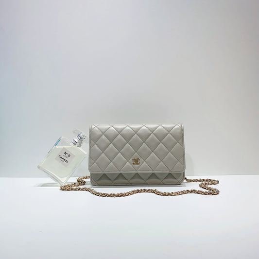 No.3956-Chanel Lambskin Timeless Classic Wallet On Chain