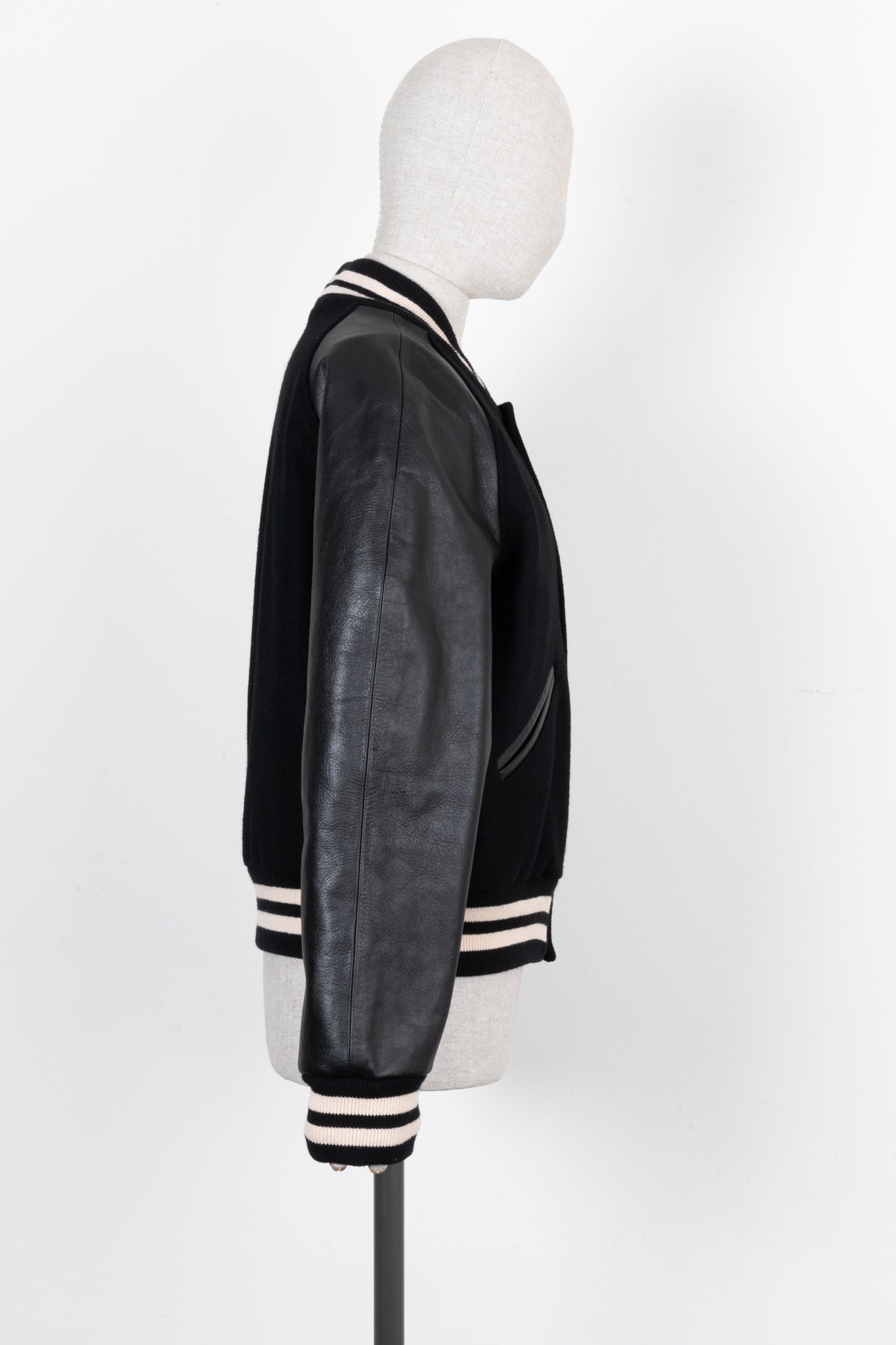 Luxury Gucci Trending 2025 Horsebit Varsity Jacket Cotton Black