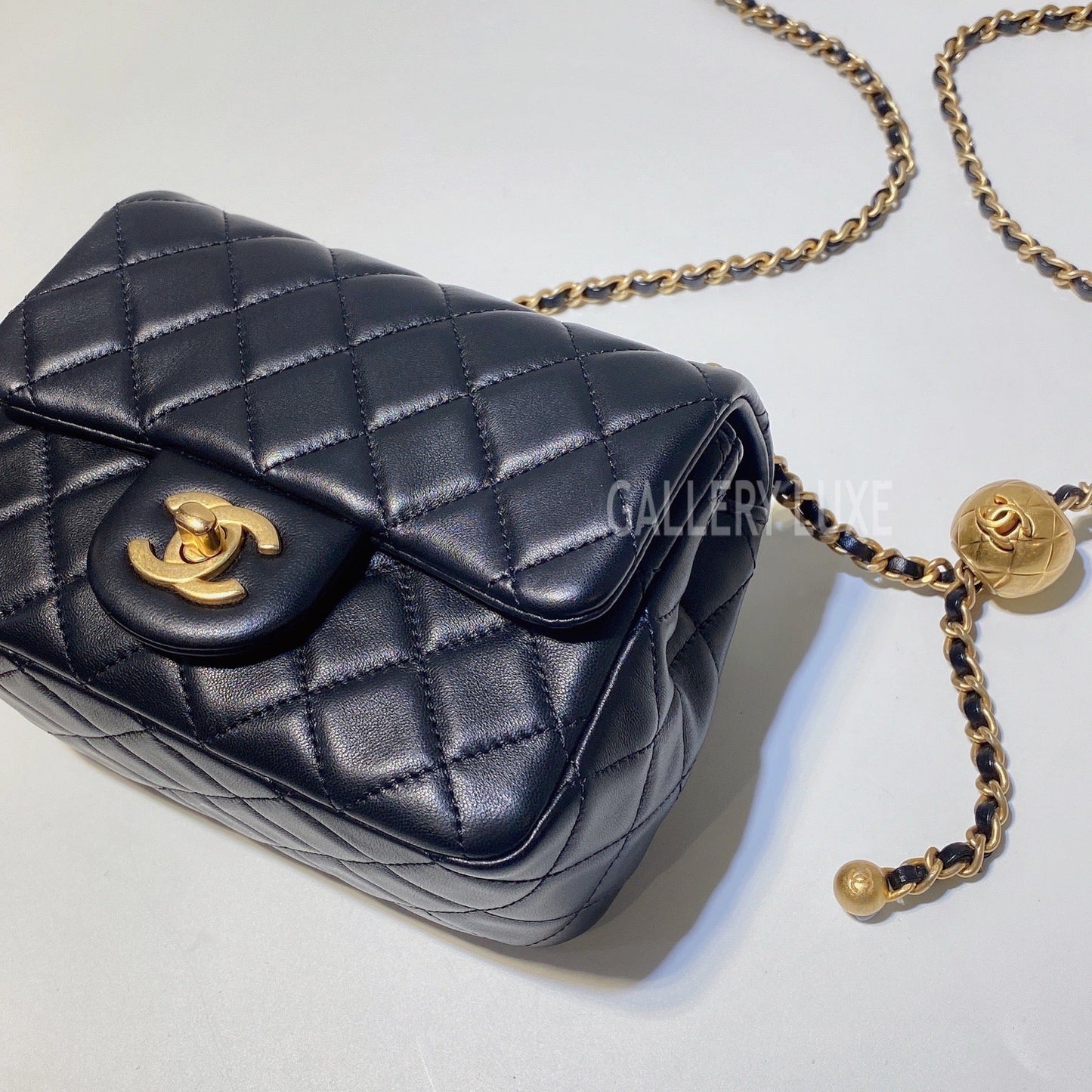 No.3294-Chanel Pearl Crush Square Mini Flap Bag