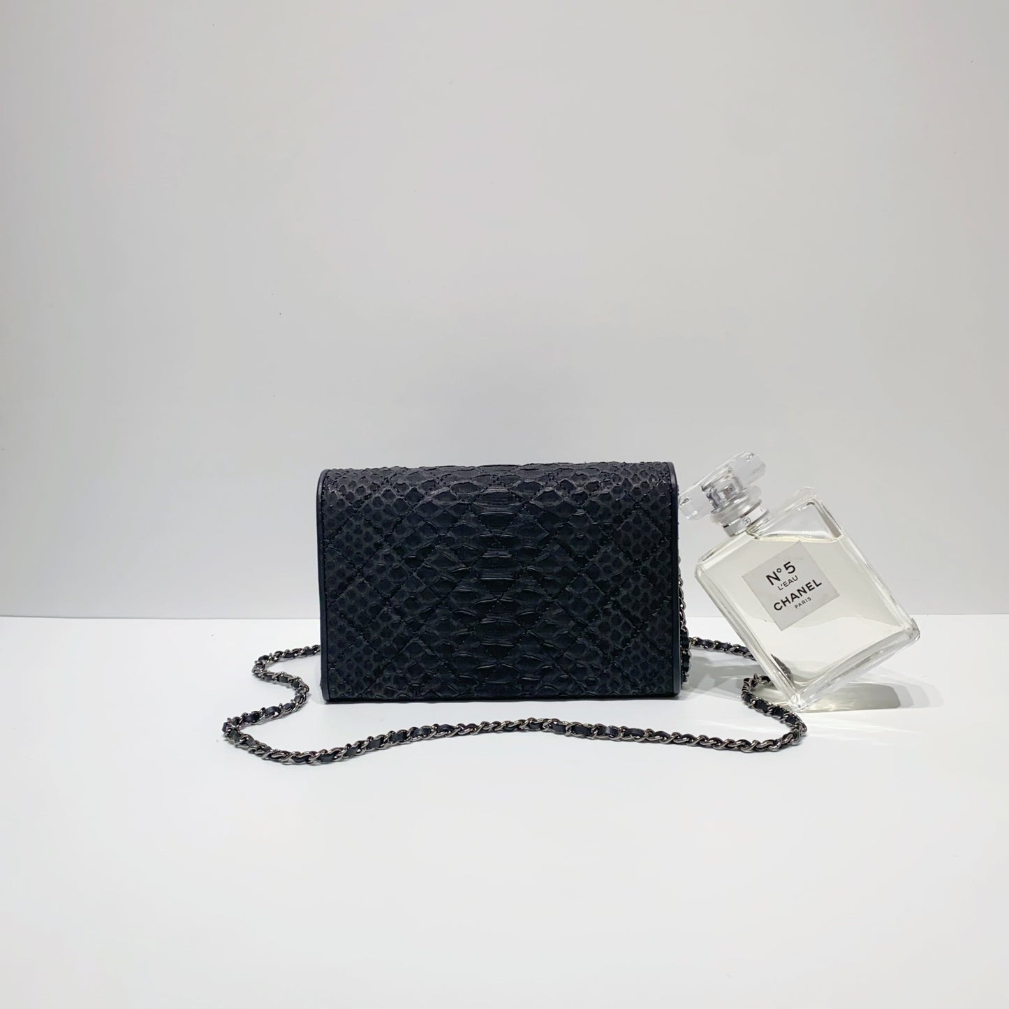 No.3959-Chanel Python Chic Envelope Flap Bag