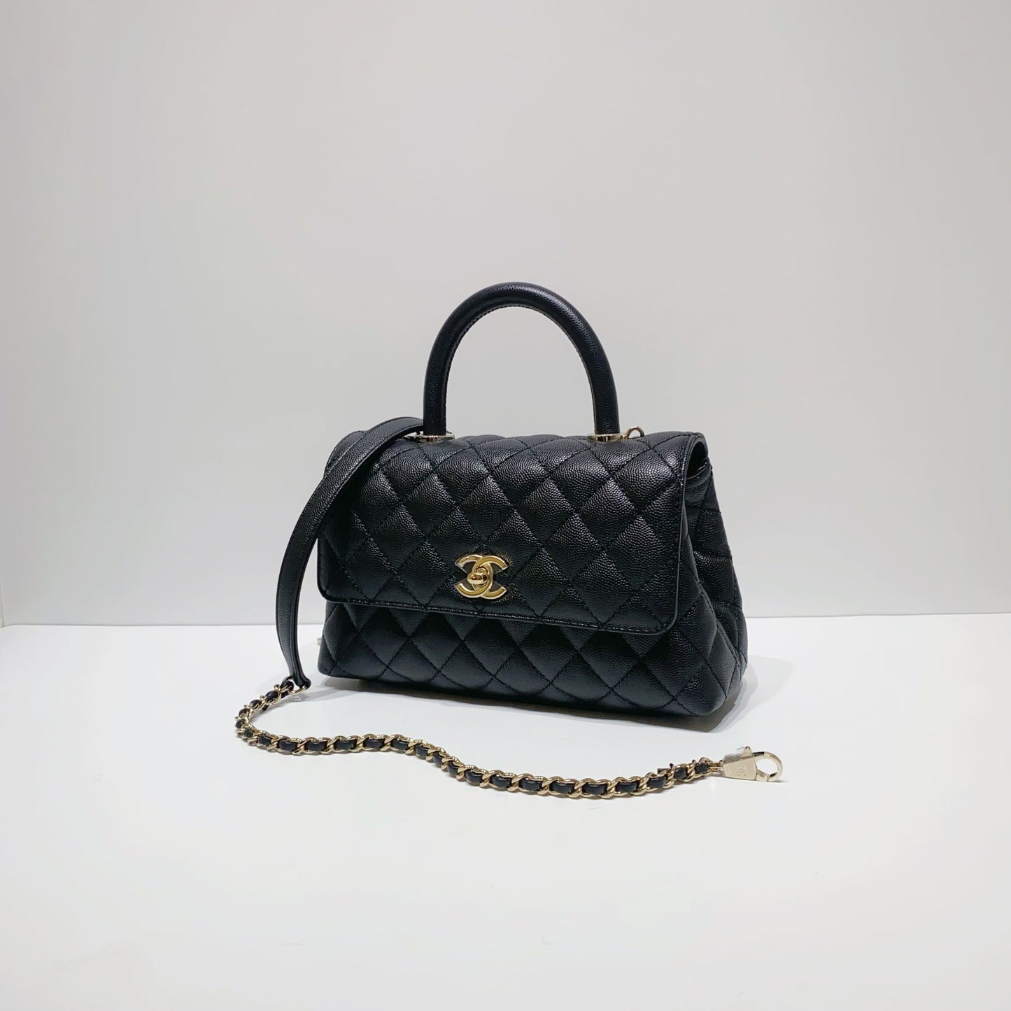No.001602-1-Chanel Caviar Small Coco Handle (Brand New / 全新貨品)