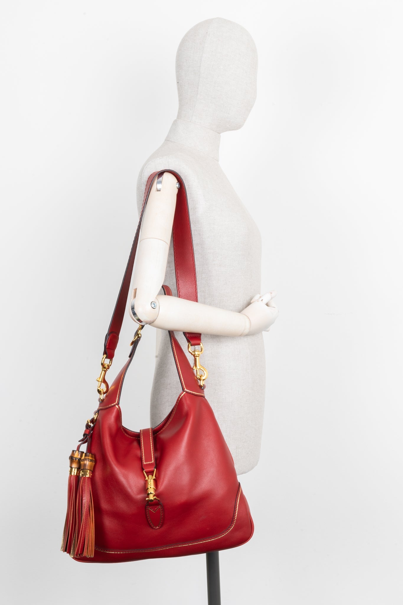 Luxury Gucci Trending 2025 Jackie Bag Red