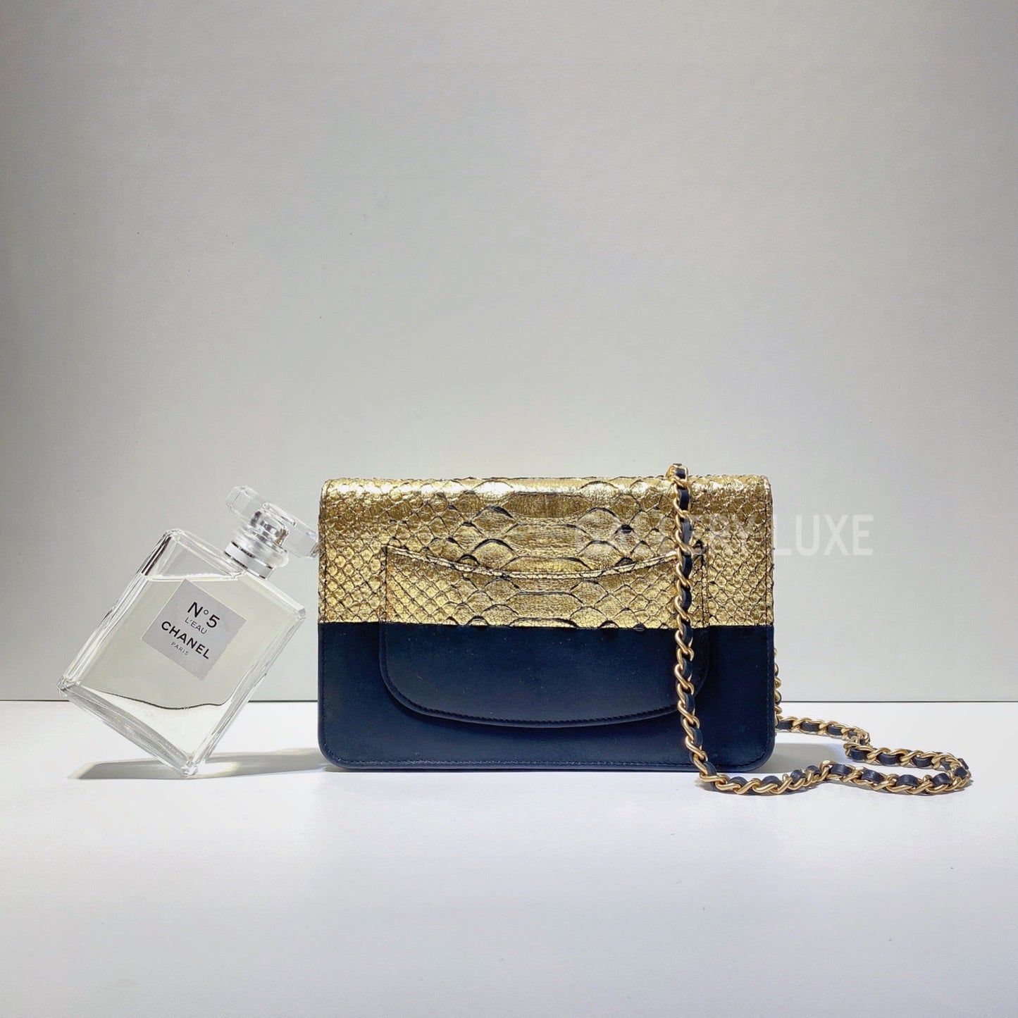 No.3058-Chanel Timeless Classic Duo Wallet On Chain