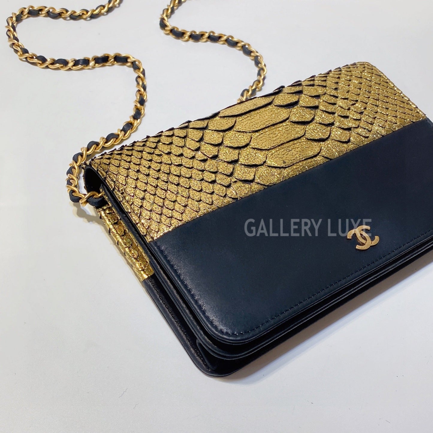 No.3058-Chanel Timeless Classic Duo Wallet On Chain