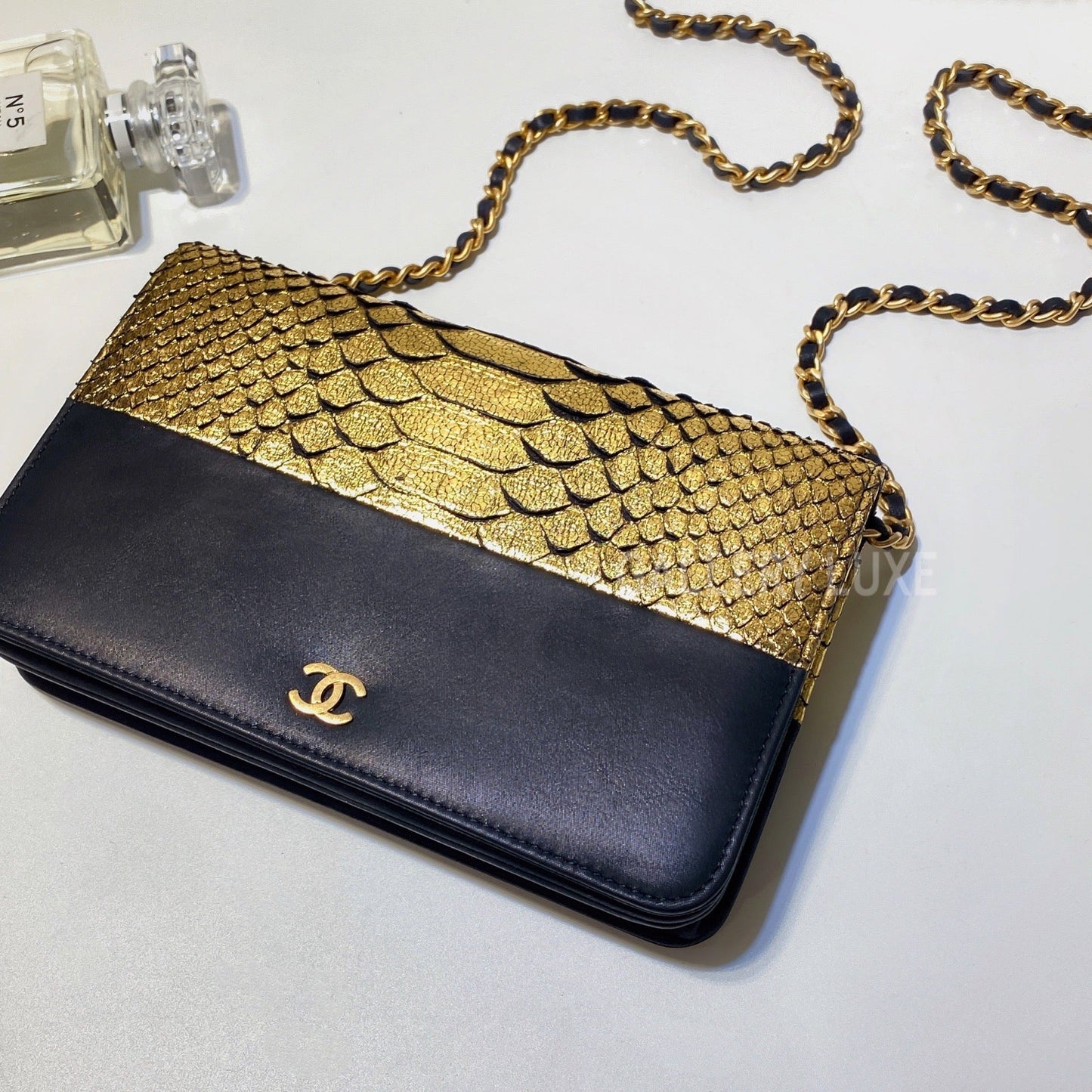 No.3058-Chanel Timeless Classic Duo Wallet On Chain