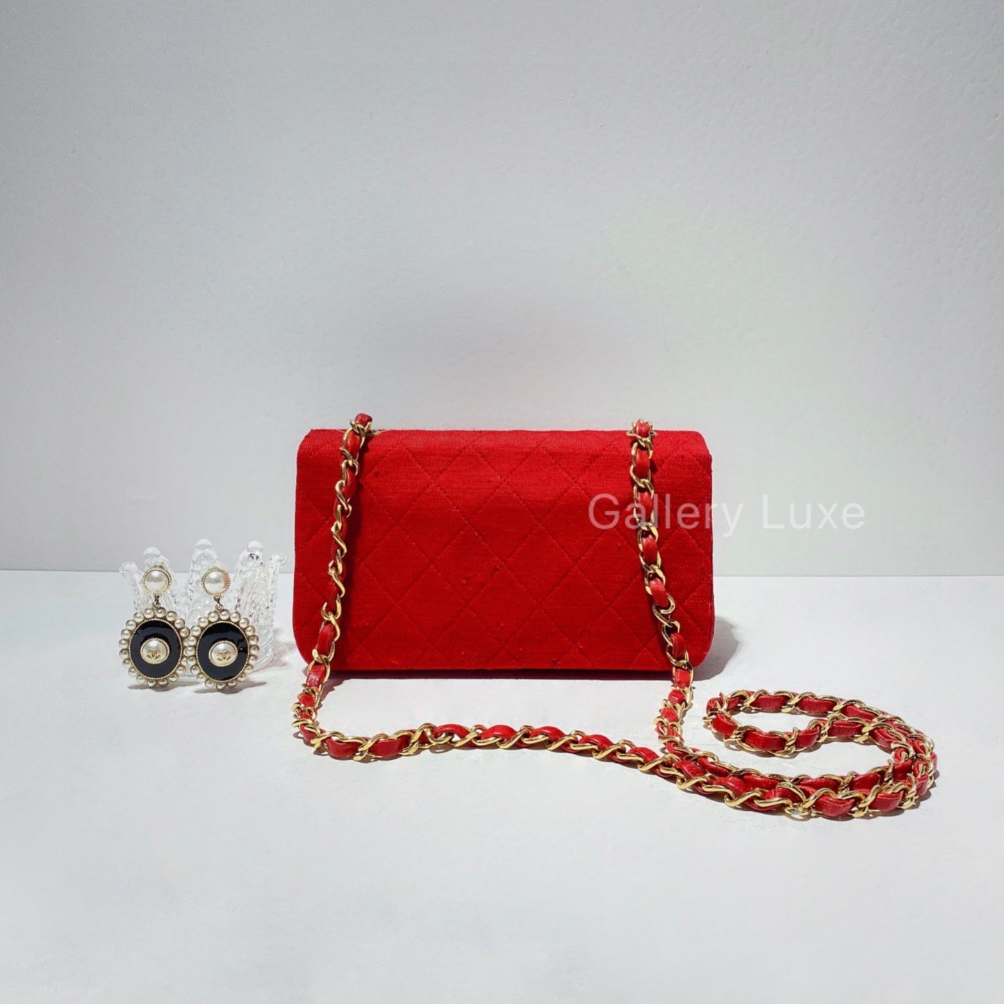 No.2064-Chanel Vintage Cotton Flap Bag