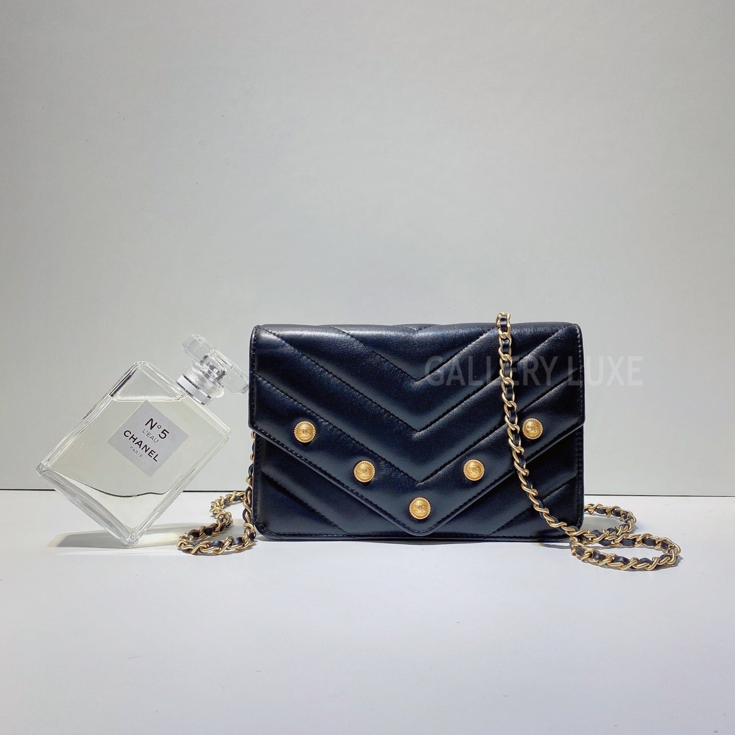 No.3057-Chanel Button Line Wallet On Chain