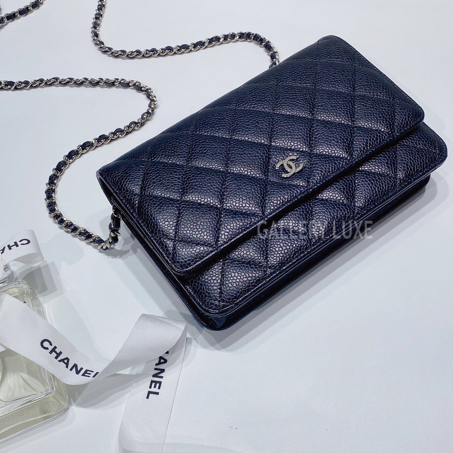No.3482-Chanel Caviar Timeless Classic Wallet On Chain