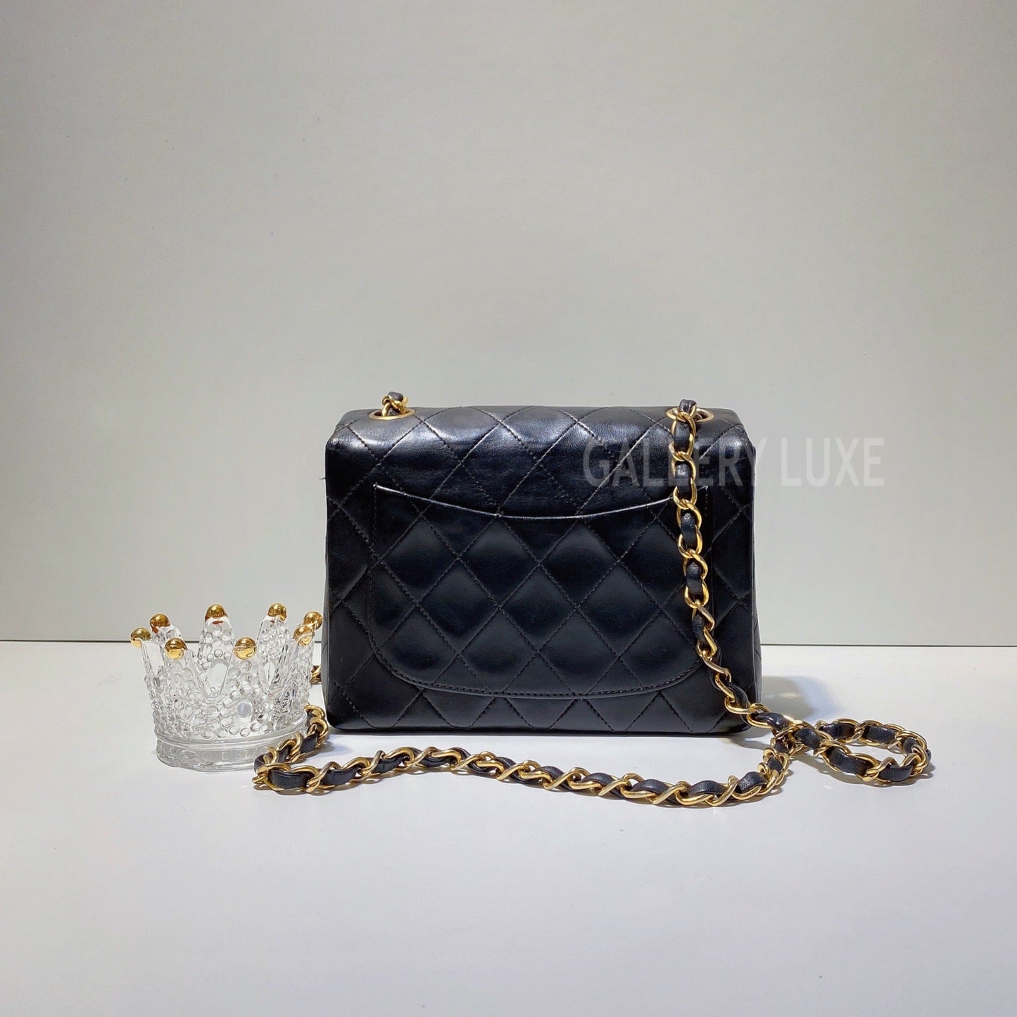 No.3059-Chanel Vintage Lambskin Classic Flap Mini 17cm