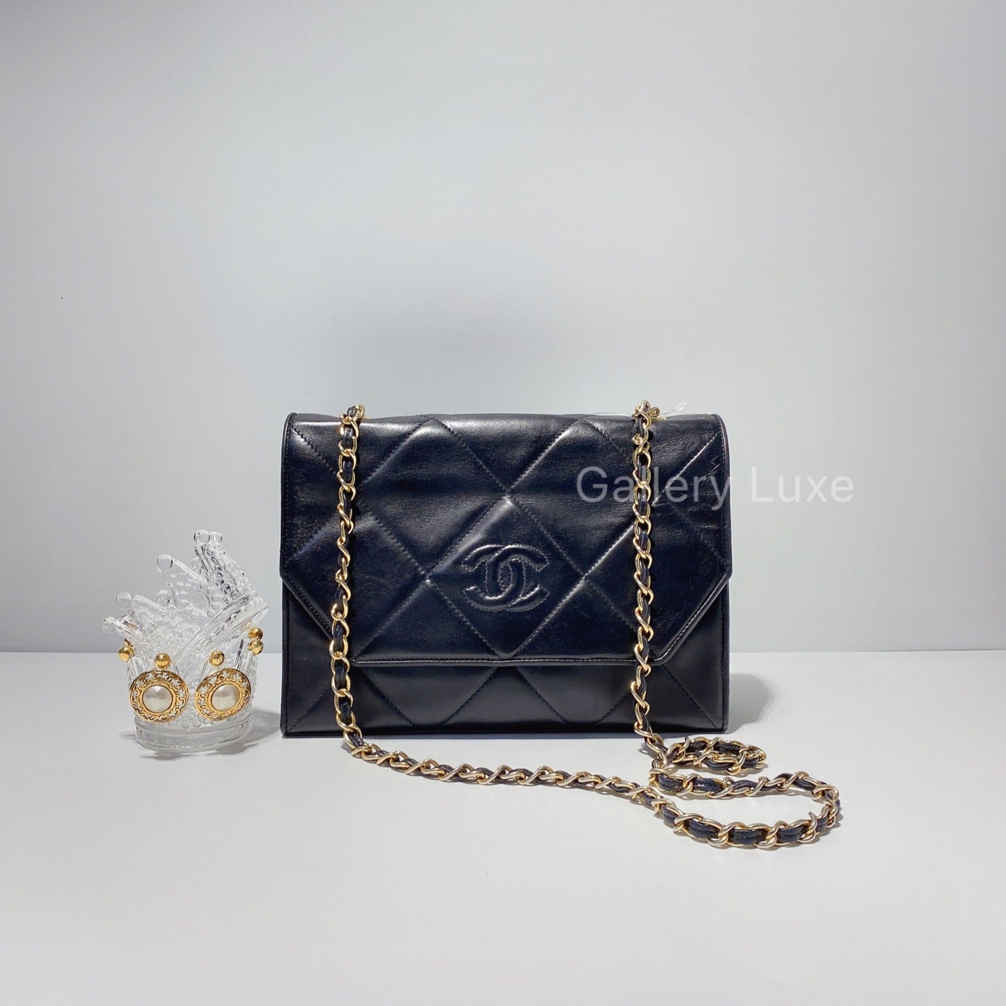 No.2299-Chanel Vintage Lambskin Flap Bag