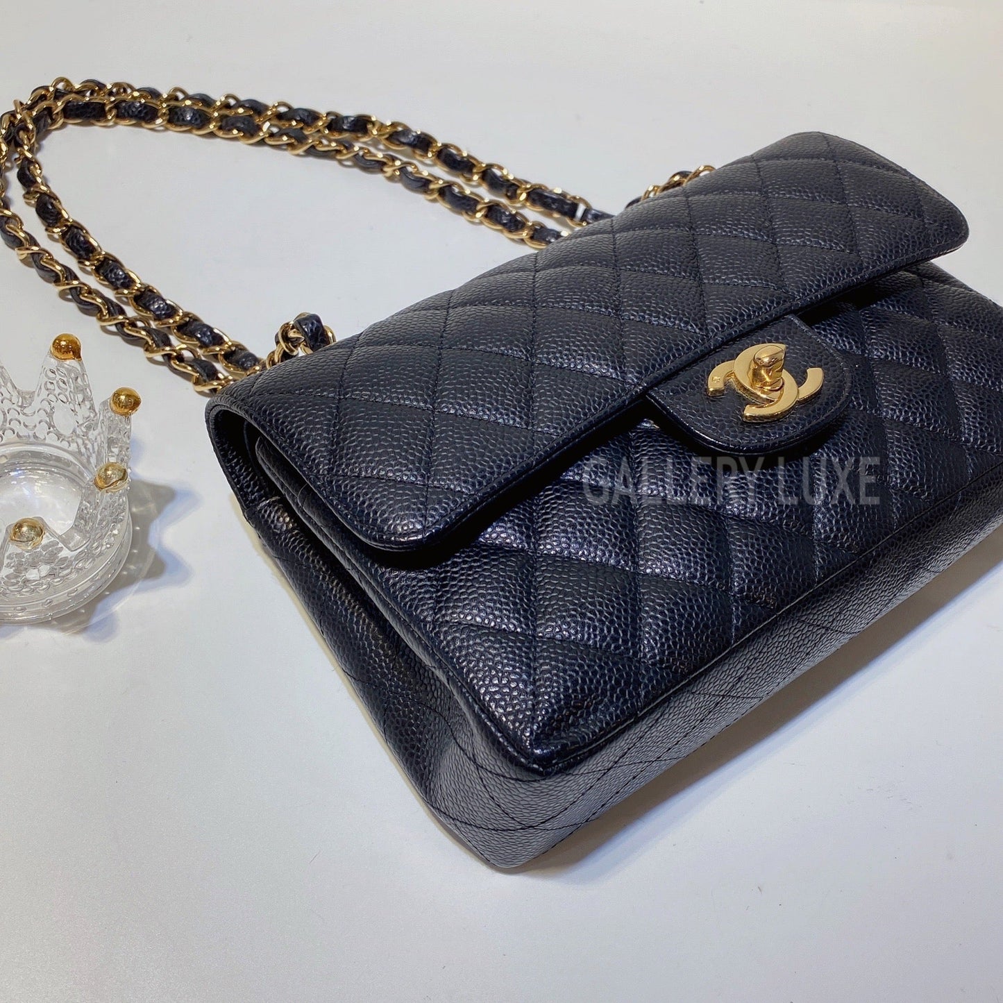No.3060-Chanel Vintage Caviar Classic Flap 23cm