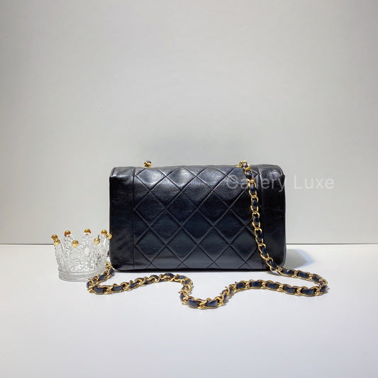 No.2190-Chanel Vintage Lambskin Diana 23cm