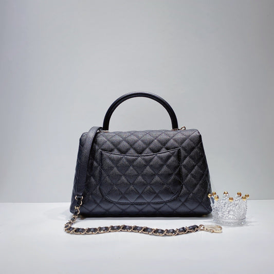 No.3488-Chanel Medium Caviar Coco Handle