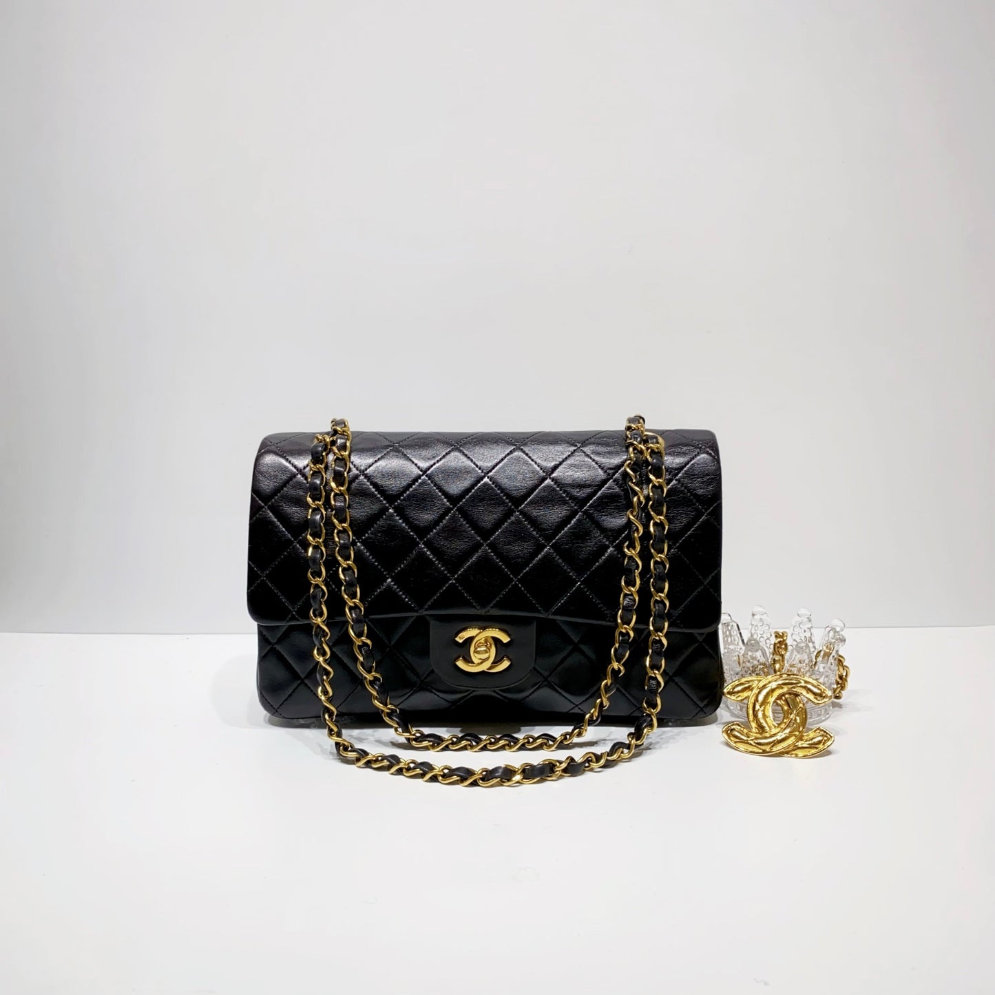No.3603-Chanel Vintage Lambskin Classic Flap 25cm