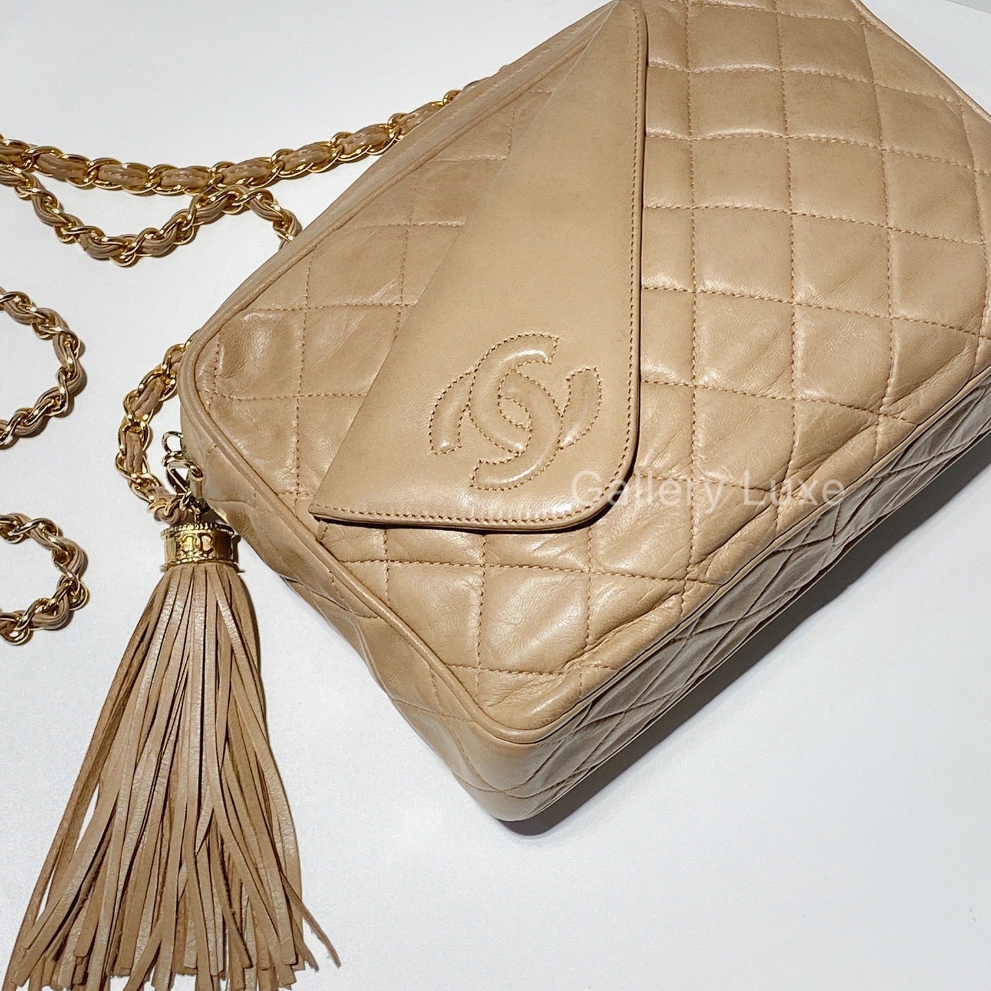 No.2158-Chanel Vintage Lambskin Camera Bag