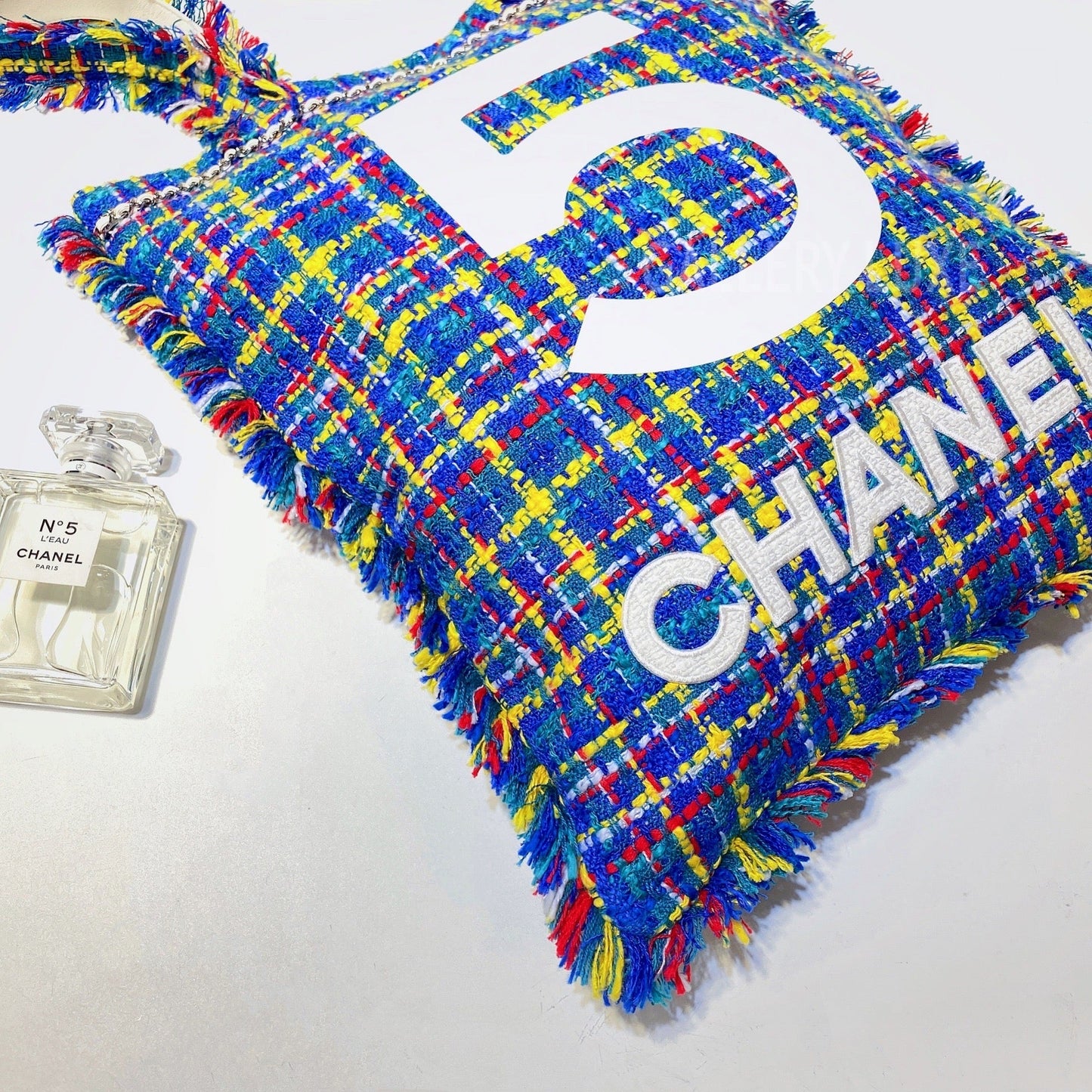 No.3071-Chanel Fabric Shopping Bag