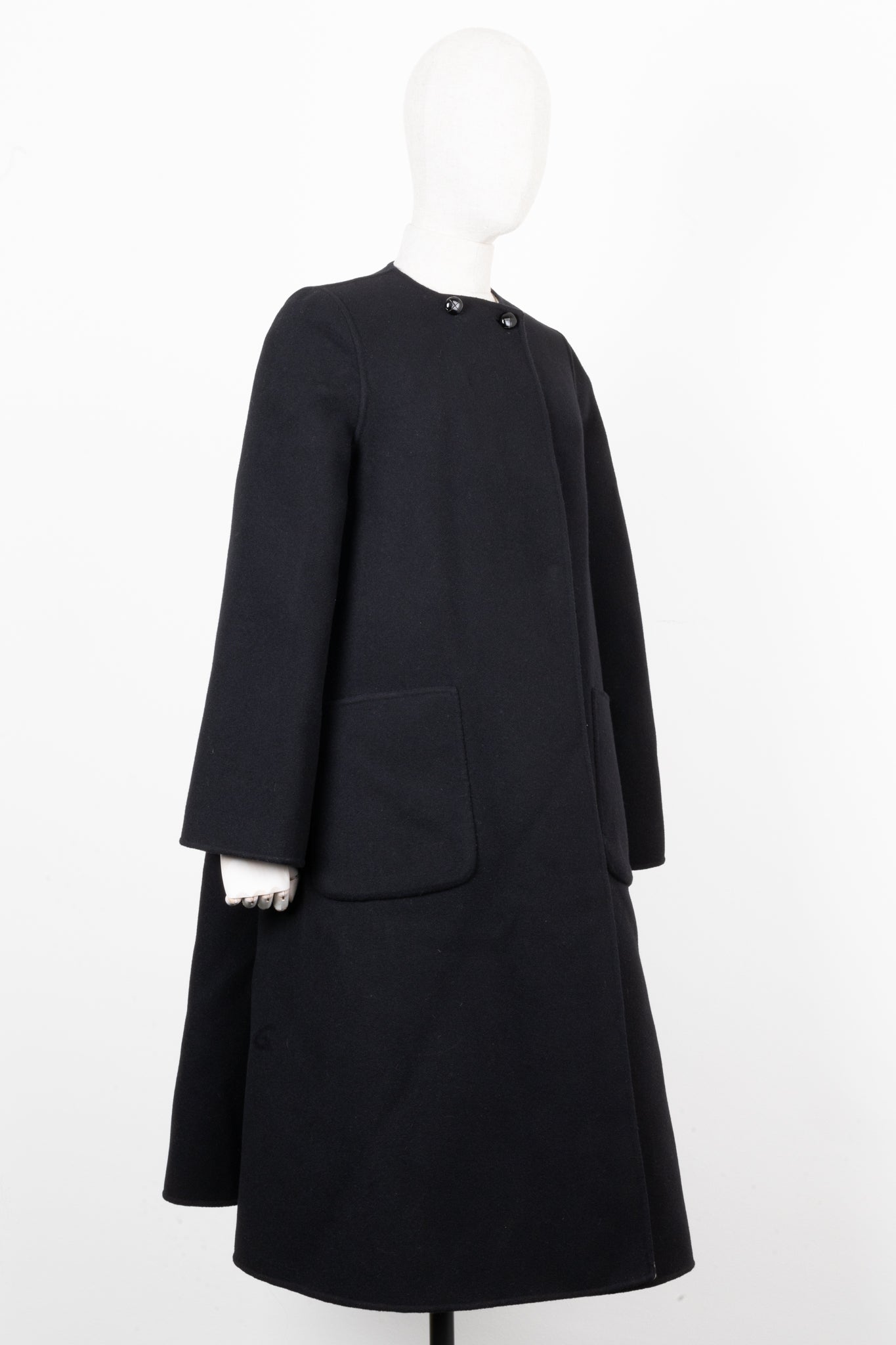 Luxury Gucci Trending 2025 Reversible GG Coat Wool Brown Black