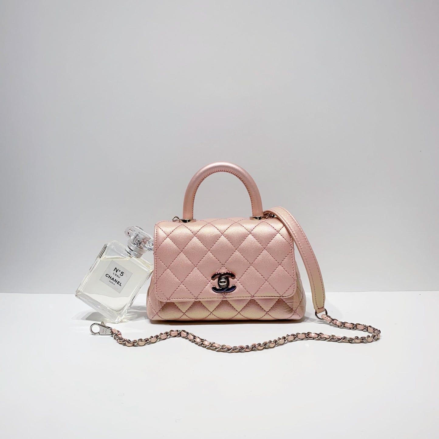 No.3963-Chanel Caviar Mini Coco Handle