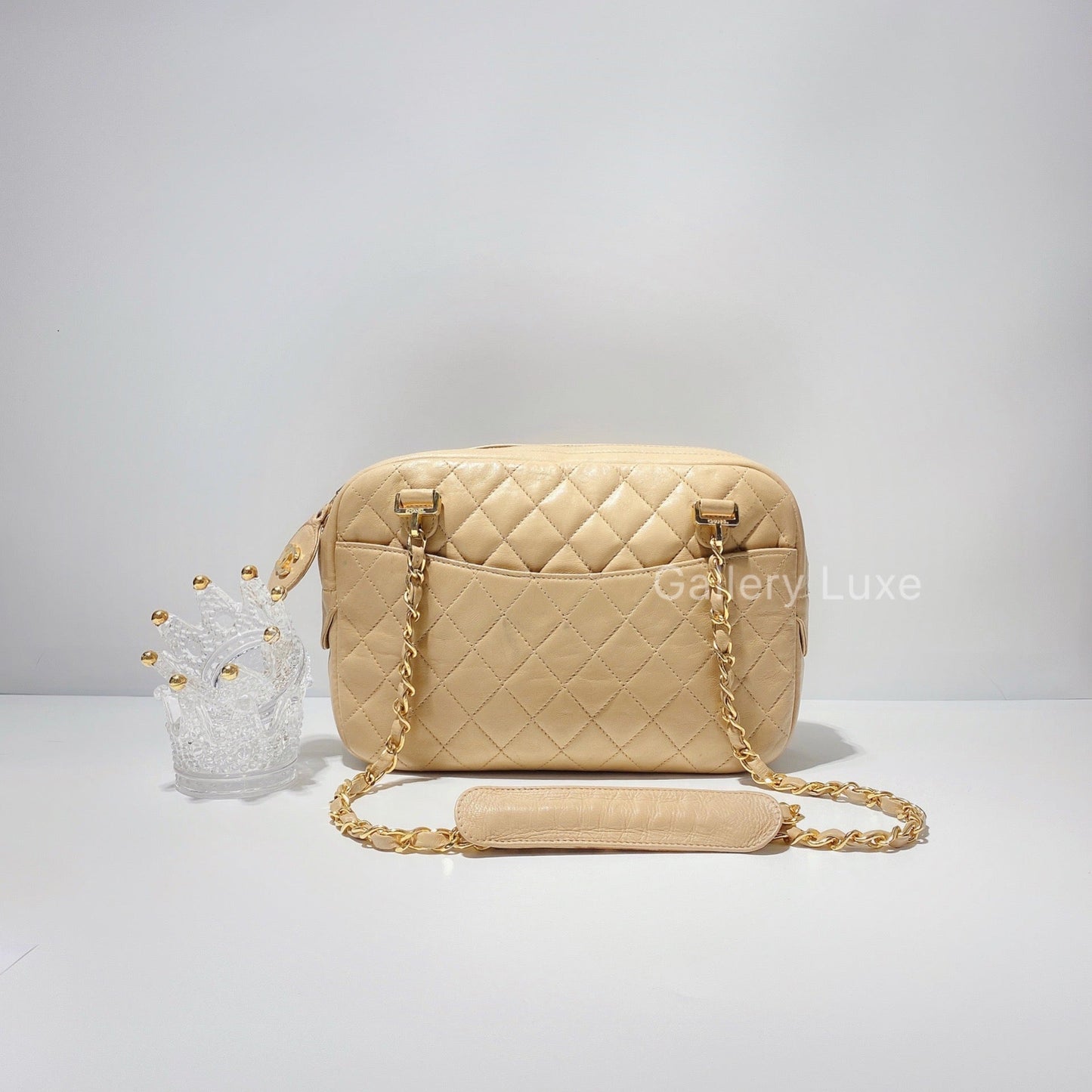 No.2217-Chanel Vintage Lambskin Shoulder Bag