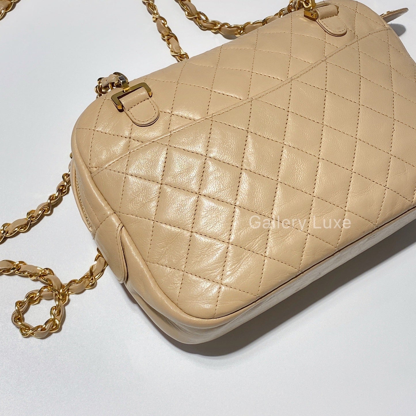 No.2217-Chanel Vintage Lambskin Shoulder Bag