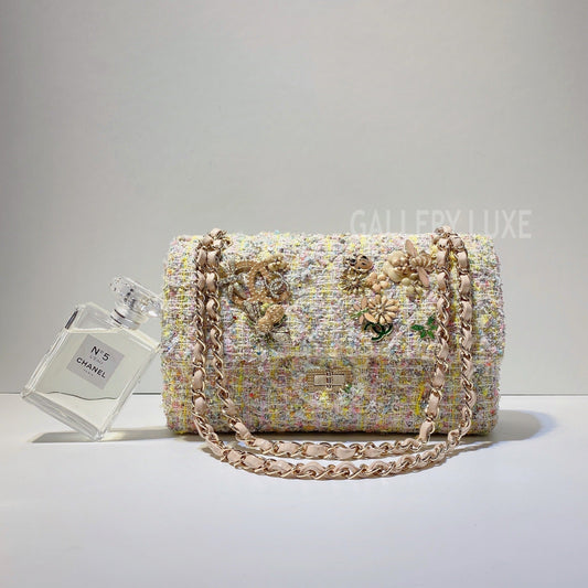 No.3086-Chanel Tweed Evening Garden Flap Bag