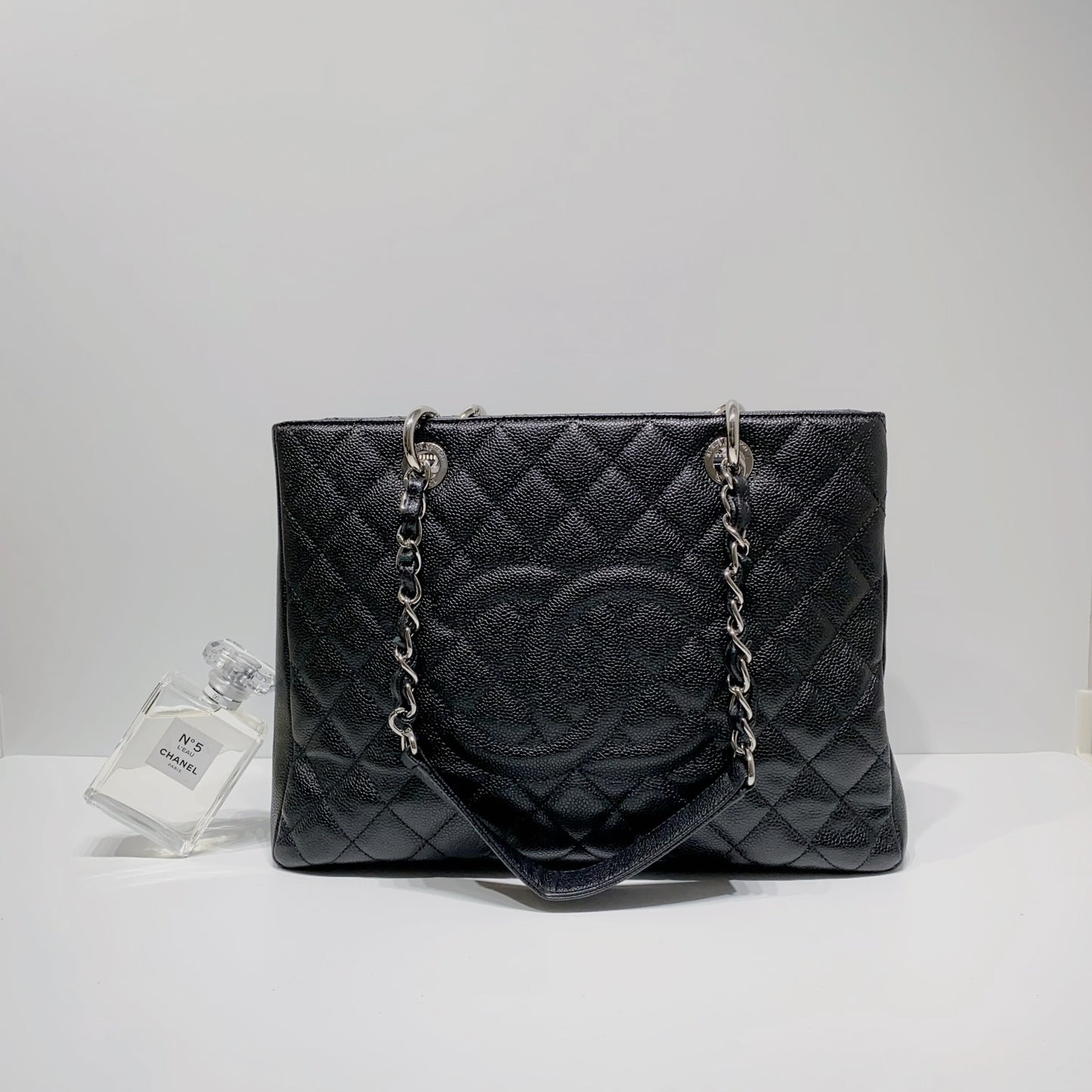 No.4025-Chanel Caviar GST Tote Bag