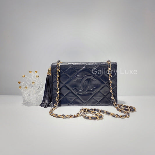 No.2138-Chanel Vintage Lambskin Flap Bag