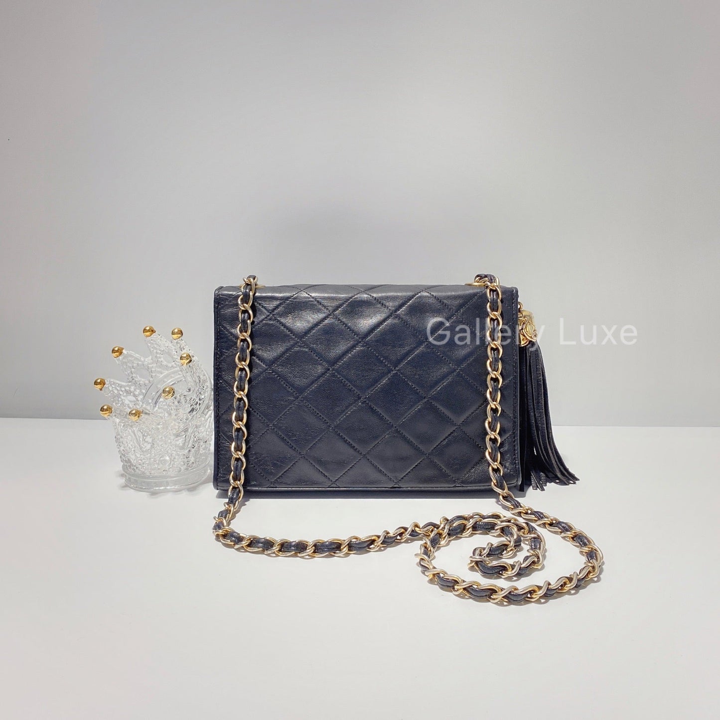 No.2138-Chanel Vintage Lambskin Flap Bag
