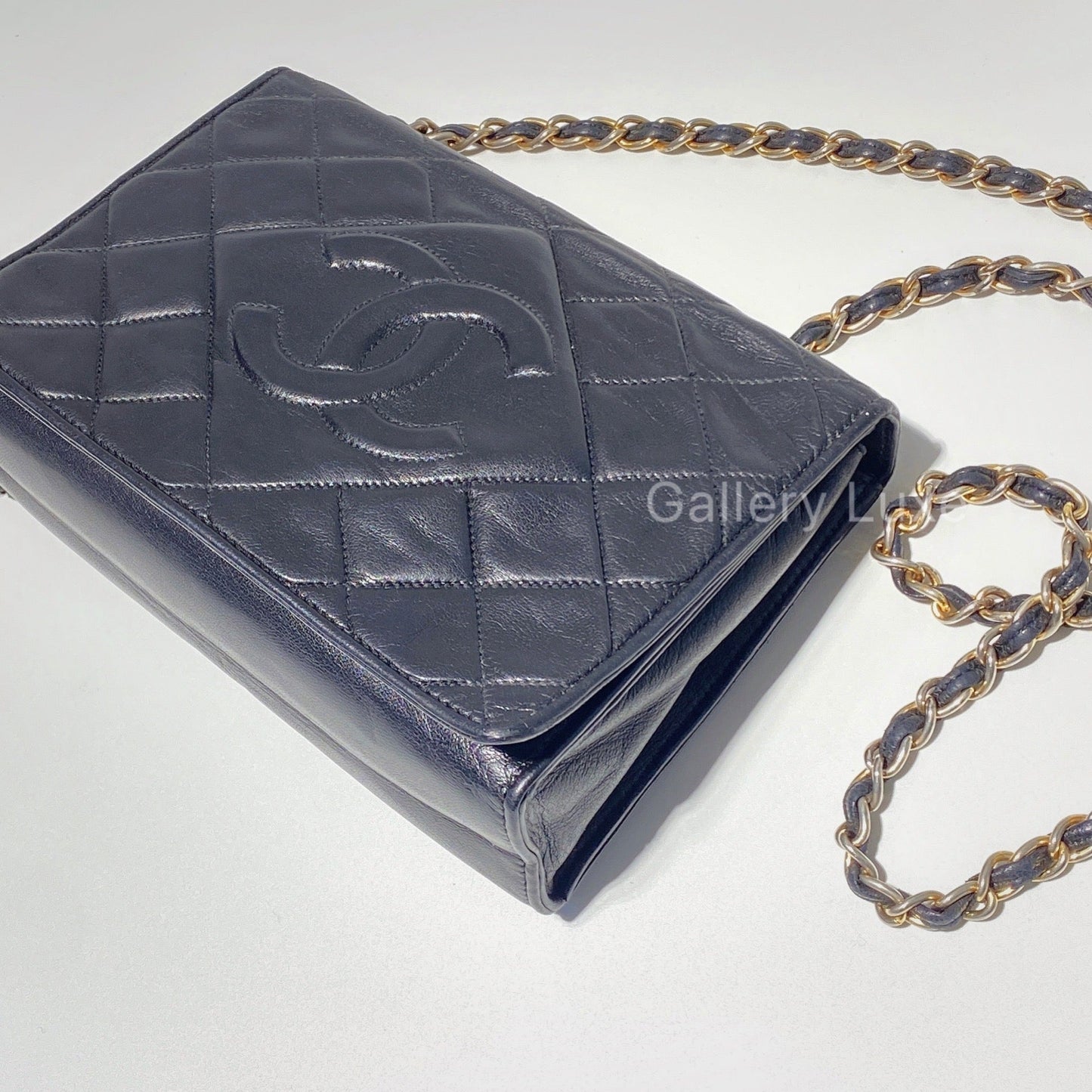 No.2138-Chanel Vintage Lambskin Flap Bag