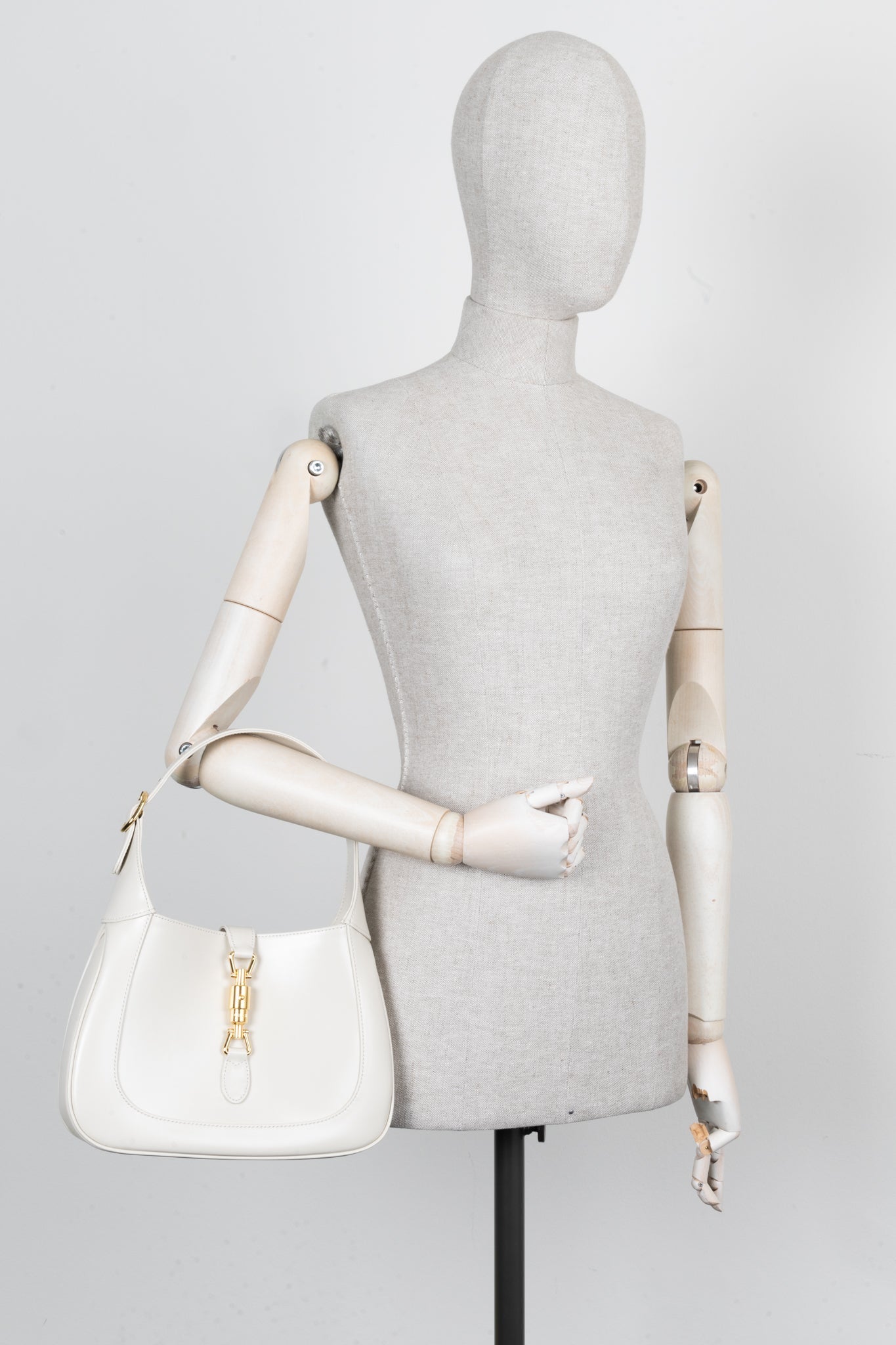 Luxury Gucci Trending 2025 Small Jackie 1961 Hobo Bag White