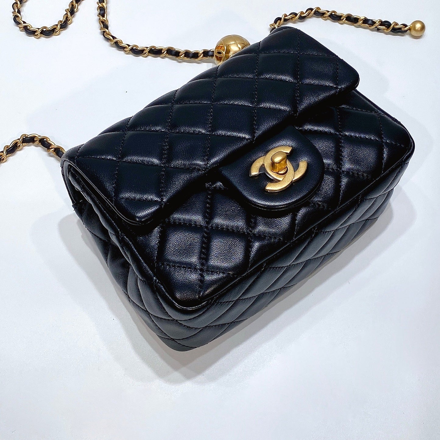 No.3622-Chanel Pearl Crush Square Mini Flap Bag (Brand New / 全新)